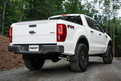MBRP 2019 - 2023 Ford Ranger Ecoboost 2.3L 4in OD Tip Single Side Exit 3in T304 Cat Back Exhaust offroad accessory | Iron Ridge Offroad