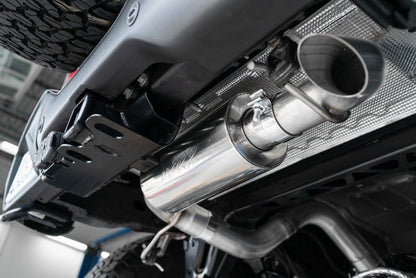 MBRP 2021+ Ford Bronco 2.3L/2.7L EcoBoost 2/4DR Aluminized Steel High Clearance Cat - back Exhaust Exhaust offroad accessory | Iron Ridge Offroad