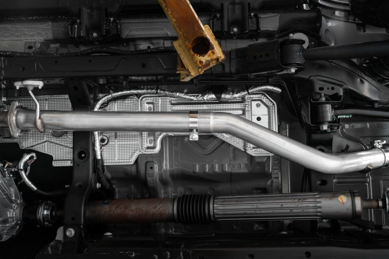 MBRP 2021+ Ford Bronco 2.3L/2.7L EcoBoost 2/4DR Aluminized Steel High Clearance Cat - back Exhaust Exhaust offroad accessory | Iron Ridge Offroad
