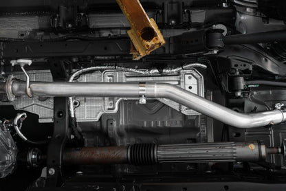 MBRP 2021+ Ford Bronco 2.3L/2.7L EcoBoost 2/4DR Aluminized Steel High Clearance Cat - back Exhaust Exhaust offroad accessory | Iron Ridge Offroad