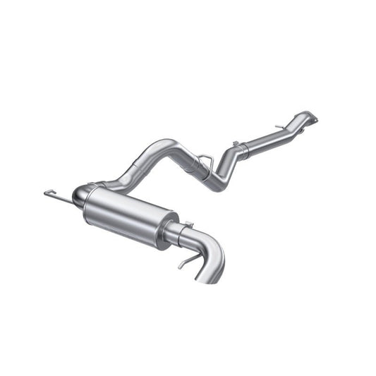 MBRP 2021+ Ford Bronco 2.3L/2.7L EcoBoost 2/4DR T304 Stainless Steel High Clearance Cat - back Exhaust Exhaust offroad accessory | Iron Ridge Offroad