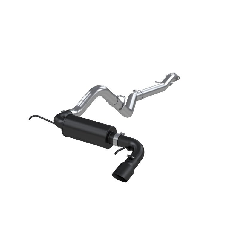 MBRP 2021+ Ford Bronco 2.3L/2.7L EcoBoost 3in Black Series Aluminized Catback Exhaust Exhaust offroad accessory | Iron Ridge Offroad