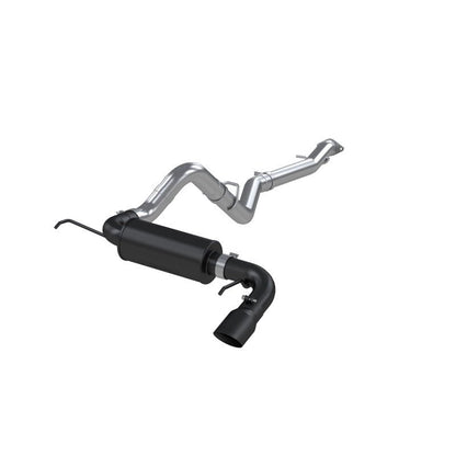 MBRP 2021+ Ford Bronco 2.3L/2.7L EcoBoost 3in Black Series Aluminized Catback Exhaust Exhaust offroad accessory | Iron Ridge Offroad