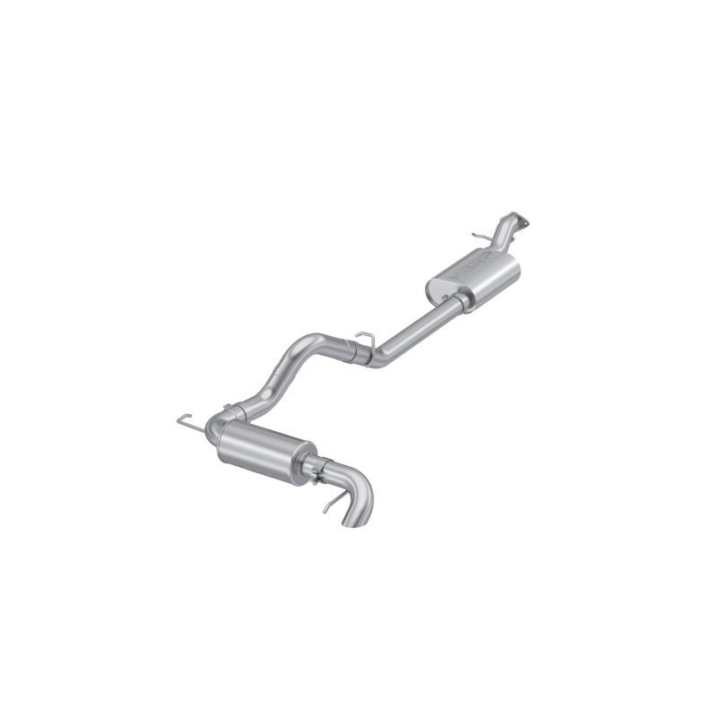 MBRP 2021+ Ford Bronco 2.3L/2.7L Stainless Steel 3in Pro Series Catback, Single High Clearance Rear Exit Exhaust offroad accessory | Iron Ridge Offroad