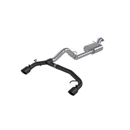 MBRP 21 - 22 Ford Bronco 2.3/2.7L EcoBoost 2/4 - Dr 3in Catback Dual Split Rear Exit Black Series Exhaust offroad accessory | Iron Ridge Offroad