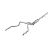 MBRP 2.5in Turn Down 3in Cat Back | Chevrolet Silverado/Sierra ZR2/AT4X 6.2L (22-23) (S5006304) Exhaust, Mufflers & Tips offroad accessory | Iron Ridge Offroad