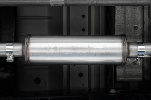 MBRP 3in Aluminized Steel Cat-Back Single Side Exit Exhaust | Chevrolet Colorado / GMC Canyon (23) (S5015AL) Exhaust, Mufflers & Tips offroad accessory | Iron Ridge Offroad