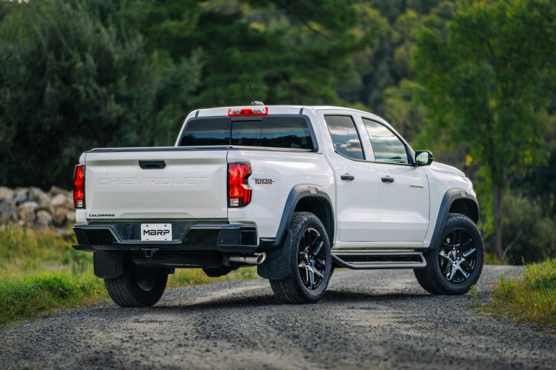 MBRP 3in Cat-Back Single Side Exit Exhaust | Chevrolet Colorado / GMC Canyon (23) (S5015304) Exhaust, Mufflers & Tips offroad accessory | Iron Ridge Offroad