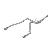 MBRP Exhaust System (Dual Split Rear Exit, Aluminized): Ram 3.0L EcoDiesel 1500 2014 - 2018 Exhaust, Mufflers & Tips offroad accessory | Iron Ridge Offroad