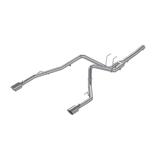 MBRP Exhaust System (Dual Split Rear Exit, Aluminized): Ram 3.0L EcoDiesel 1500 2014 - 2018 Exhaust, Mufflers & Tips offroad accessory | Iron Ridge Offroad