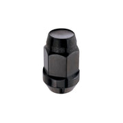 McGard Hex Lug Nut (Cone Seat Bulge Style) M14X1.5 / 22mm Hex / 1.635in. Length (4 - Pack) - Black Wheel and Tire Accessories offroad accessory | Iron Ridge Offroad