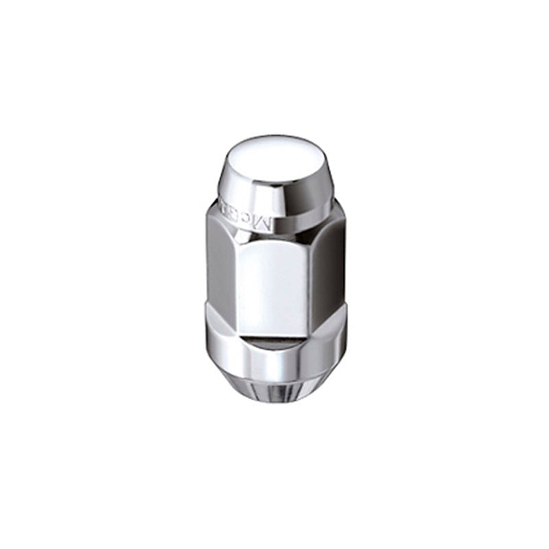 McGard Hex Lug Nut (Cone Seat Bulge Style) M14X1.5 / 22mm Hex / 1.635in. Length (4 - Pack) - Chrome Wheel and Tire Accessories offroad accessory | Iron Ridge Offroad