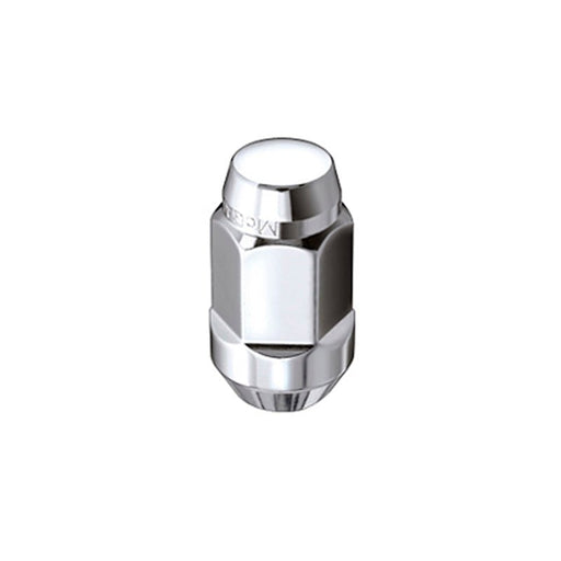 McGard Hex Lug Nut (Cone Seat Bulge Style) M14X1.5 / 22mm Hex / 1.635in. Length (4 - Pack) - Chrome Wheel and Tire Accessories offroad accessory | Iron Ridge Offroad
