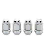 McGard Hex Lug Nut (Cone Seat Bulge Style) M14X1.5 / 22mm Hex / 1.635in. Length (4 - Pack) - Chrome Wheel and Tire Accessories offroad accessory | Iron Ridge Offroad