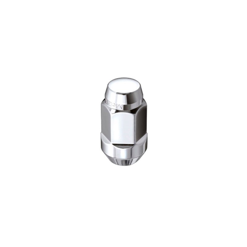 McGard Hex Lug Nut (Cone Seat Bulge Style) M14X1.5 / 22mm Hex / 1.635in. Length (4 - Pack) - Chrome Wheel and Tire Accessories offroad accessory | Iron Ridge Offroad