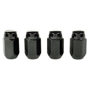 McGard Hex Lug Nut (Cone Seat) M12X1.5 / 13/16 Hex / 1.5in. Length (4 - pack) - Black Wheel and Tire Accessories offroad accessory | Iron Ridge Offroad