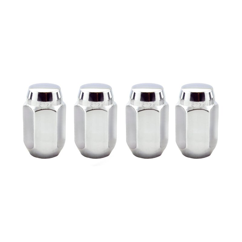 McGard Hex Lug Nut (Cone Seat) M12X1.5 / 13/16 Hex / 1.5in. Length (4 - Pack) - Chrome Wheel and Tire Accessories offroad accessory | Iron Ridge Offroad
