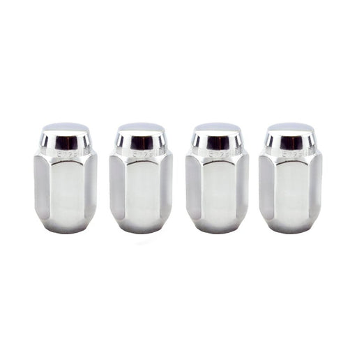 McGard Hex Lug Nut (Cone Seat) M12X1.5 / 13/16 Hex / 1.5in. Length (4 - Pack) - Chrome Wheel and Tire Accessories offroad accessory | Iron Ridge Offroad