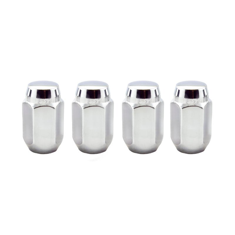 McGard Hex Lug Nut (Cone Seat) M12X1.5 / 13/16 Hex / 1.5in. Length (4 - Pack) - Chrome Wheel and Tire Accessories offroad accessory | Iron Ridge Offroad