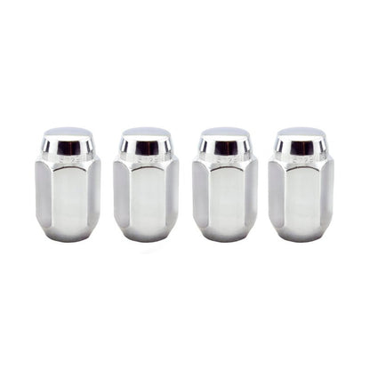 McGard Hex Lug Nut (Cone Seat) M12X1.5 / 13/16 Hex / 1.5in. Length (4 - Pack) - Chrome Wheel and Tire Accessories offroad accessory | Iron Ridge Offroad