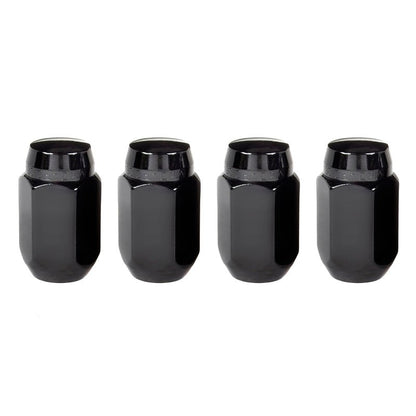 McGard Hex Lug Nut (Cone Seat) M14X1.5 / 22mm Hex / 1.635in. Length (4 - Pack) - Black Wheel and Tire Accessories offroad accessory | Iron Ridge Offroad