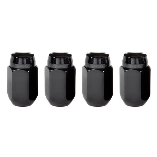 McGard Hex Lug Nut (Cone Seat) M14X1.5 / 22mm Hex / 1.635in. Length (4 - Pack) - Black Wheel and Tire Accessories offroad accessory | Iron Ridge Offroad
