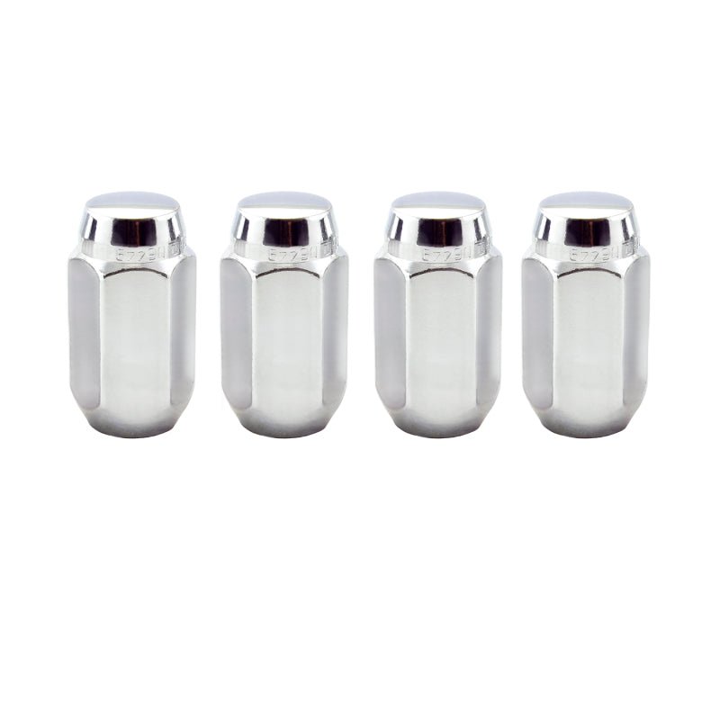 McGard Hex Lug Nut (Cone Seat) M14X1.5 / 22mm Hex / 1.635in. Length (4 - Pack) - Chrome Wheel and Tire Accessories offroad accessory | Iron Ridge Offroad