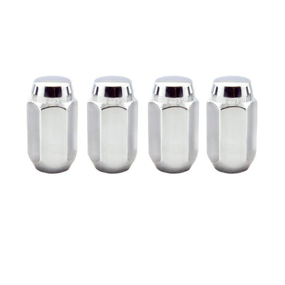 McGard Hex Lug Nut (Cone Seat) M14X1.5 / 22mm Hex / 1.635in. Length (4 - Pack) - Chrome Wheel and Tire Accessories offroad accessory | Iron Ridge Offroad