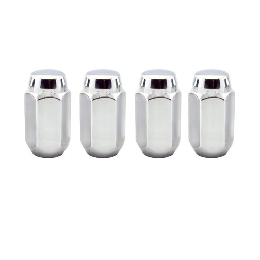 McGard Hex Lug Nut (Cone Seat) M14X1.5 / 22mm Hex / 1.635in. Length (4 - Pack) - Chrome Wheel and Tire Accessories offroad accessory | Iron Ridge Offroad