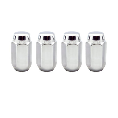 McGard Hex Lug Nut (Cone Seat) M14X1.5 / 22mm Hex / 1.635in. Length (4 - Pack) - Chrome Wheel and Tire Accessories offroad accessory | Iron Ridge Offroad