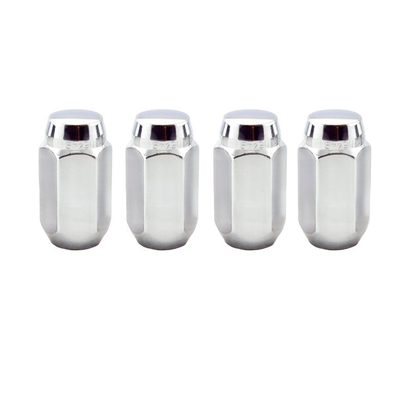 McGard Hex Lug Nut (Cone Seat) M14X1.5 / 22mm Hex / 1.635in. Length (4 - Pack) - Chrome Wheel and Tire Accessories offroad accessory | Iron Ridge Offroad