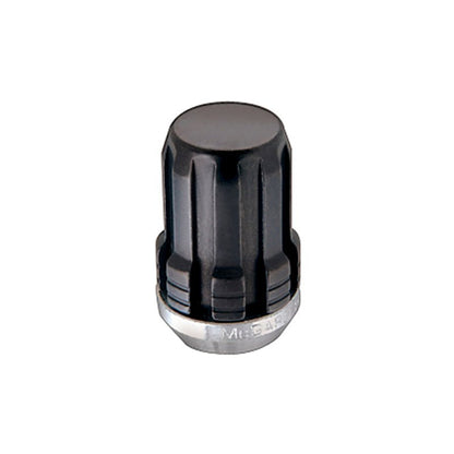 McGard SplineDrive Lug Nut (Cone Seat) M12X1.5 / 1.24in. Length (4 - Pack) - Black (Req. Tool) Wheel and Tire Accessories offroad accessory | Iron Ridge Offroad