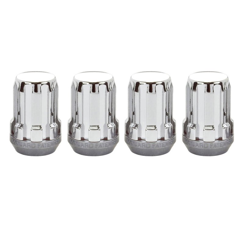 McGard SplineDrive Lug Nut (Cone Seat) M12X1.5 / 1.24in. Length (4 - Pack) - Chrome (Req. Tool) Wheel and Tire Accessories offroad accessory | Iron Ridge Offroad