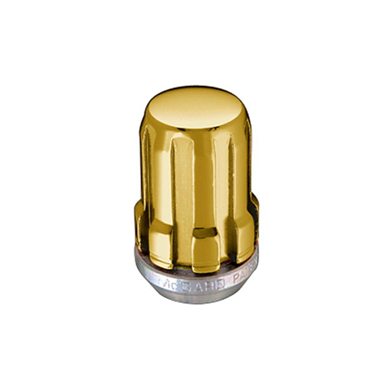 McGard SplineDrive Lug Nut (Cone Seat) M12X1.5 / 1.24in. Length (Box of 50) - Gold (Req. Tool) Wheel and Tire Accessories offroad accessory | Iron Ridge Offroad