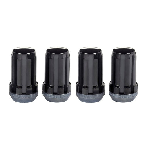 McGard SplineDrive Lug Nut (Cone Seat) M14X1.5 / 1.648in. Length (4 - Pack) - Black (Req. Tool) Wheel and Tire Accessories offroad accessory | Iron Ridge Offroad
