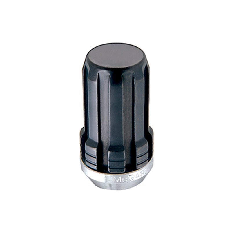 McGard SplineDrive Lug Nut (Cone Seat) M14X1.5 / 1.648in. Length (4 - Pack) - Black (Req. Tool) Wheel and Tire Accessories offroad accessory | Iron Ridge Offroad