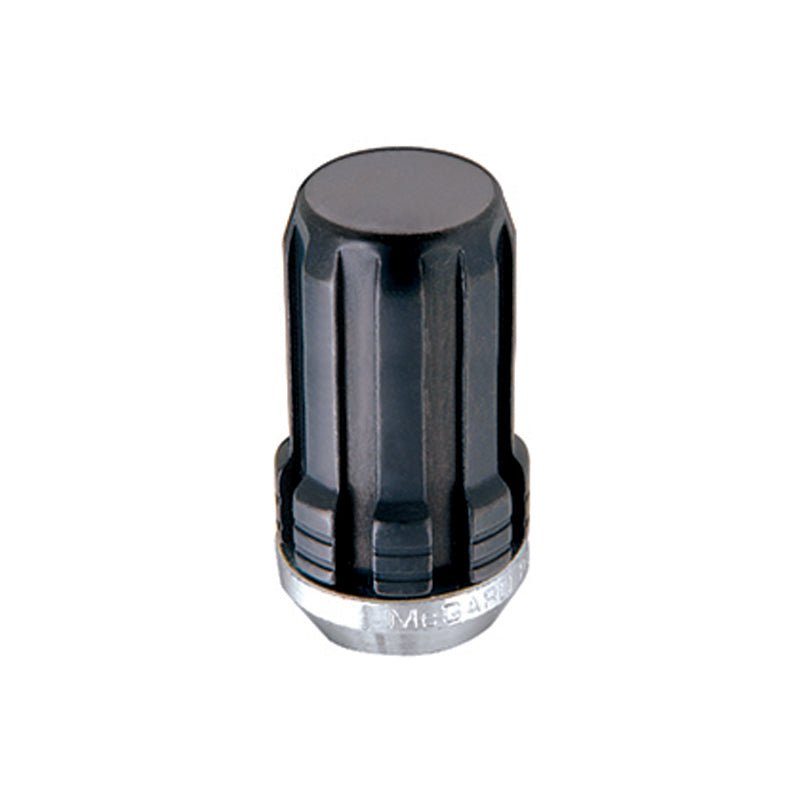 McGard SplineDrive Lug Nut (Cone Seat) M14X1.5 / 1.648in. Length (4 - Pack) - Black (Req. Tool) Wheel and Tire Accessories offroad accessory | Iron Ridge Offroad