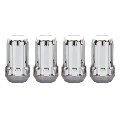 McGard SplineDrive Lug Nut (Cone Seat) M14X1.5 / 1.648in. Length (4 - Pack) - Chrome (Req. Tool) Wheel and Tire Accessories offroad accessory | Iron Ridge Offroad
