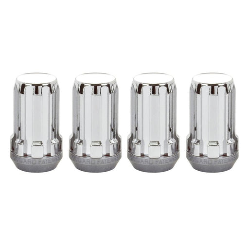 McGard SplineDrive Lug Nut (Cone Seat) M14X1.5 / 1.648in. Length (4 - Pack) - Chrome (Req. Tool) Wheel and Tire Accessories offroad accessory | Iron Ridge Offroad