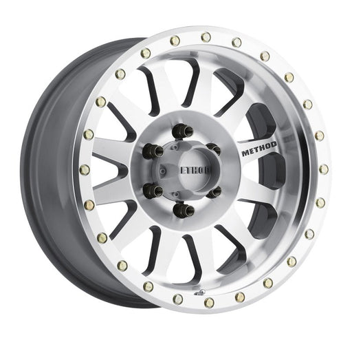 Method MR304 Double Standard Machined 17x8.5 ET0 Offset 6x135 Bolt Pattern Wheels offroad accessory | Iron Ridge Offroad