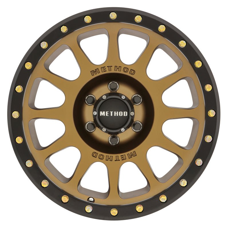 Method MR305 NV Bronze 17x8.5 ET0 Offset 6x135 Bolt Pattern Wheels offroad accessory | Iron Ridge Offroad