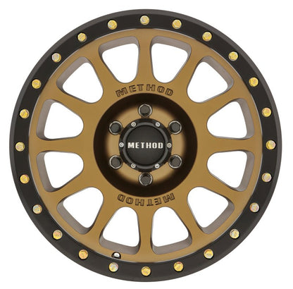 Method MR305 NV Bronze 17x8.5 ET0 Offset 6x135 Bolt Pattern Wheels offroad accessory | Iron Ridge Offroad