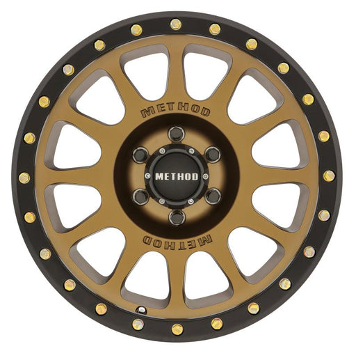 Method MR305 NV Bronze 17x8.5 ET0 Offset 6x135 Bolt Pattern Wheels offroad accessory | Iron Ridge Offroad