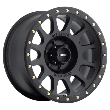 Method MR305 NV Matte Black 20x9 ET+18 Offset 6x135 Bolt Pattern Wheels offroad accessory | Iron Ridge Offroad