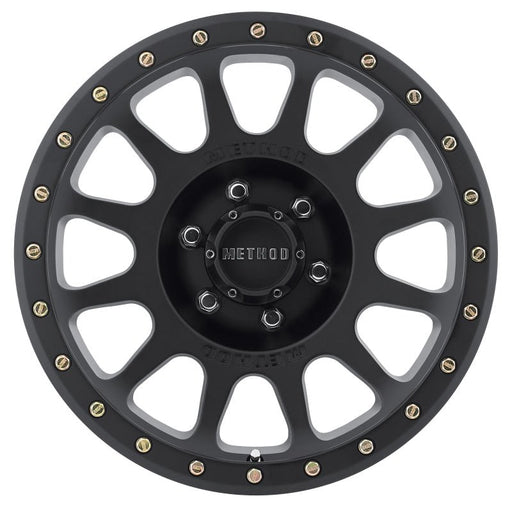 Method Wheels MR305 NV Matte Black 18x9 ET+18 Offset 6x135 Bolt Pattern Wheels offroad accessory | Iron Ridge Offroad