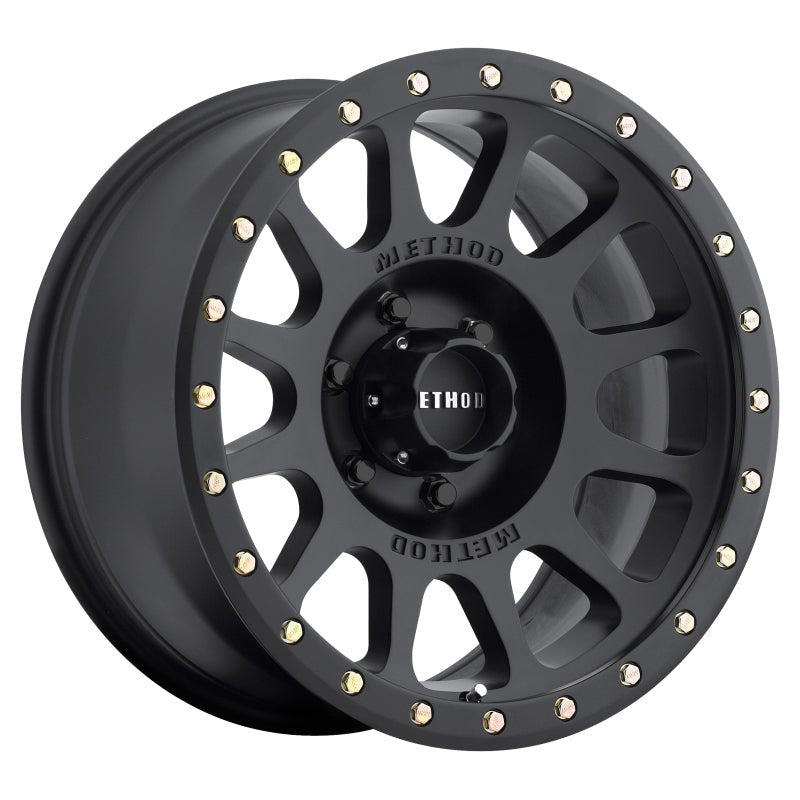 Method Wheels MR305 NV Matte Black 18x9 ET+18 Offset 6x135 Bolt Pattern Wheels offroad accessory | Iron Ridge Offroad