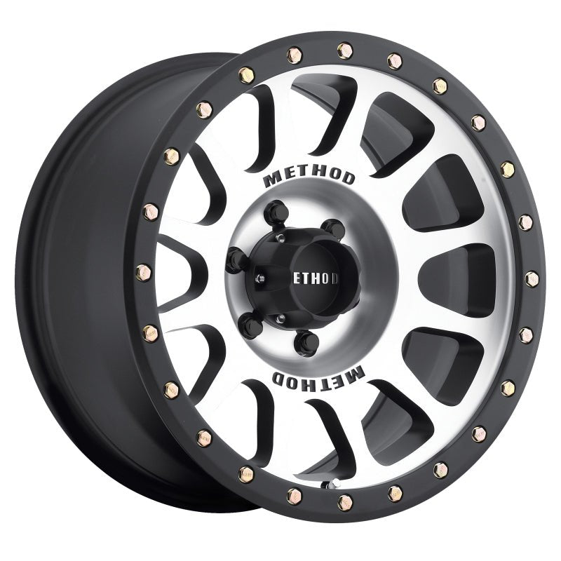 Method Wheels MR305 NV Matte Black Machined 17x8.5 ET0 Offset 6x135 Bolt Pattern Wheels offroad accessory | Iron Ridge Offroad