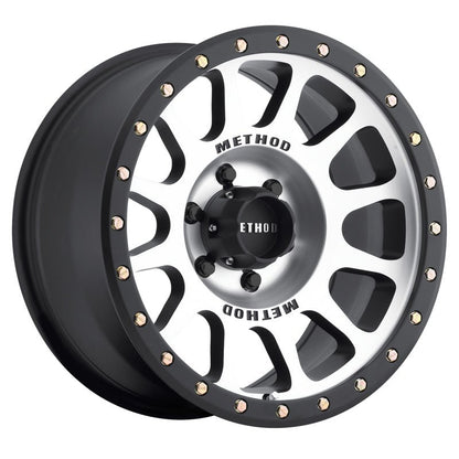 Method Wheels MR305 NV Matte Black Machined 17x8.5 ET0 Offset 6x135 Bolt Pattern Wheels offroad accessory | Iron Ridge Offroad