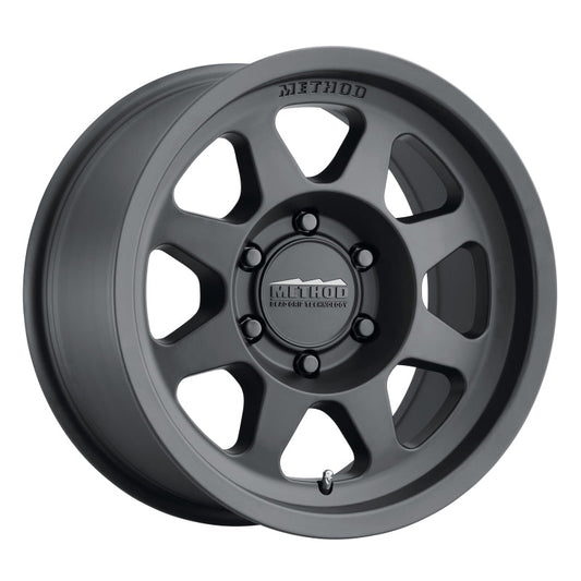 Method Wheels MR701 Matte Black 17x8.5 ET0 Offset 6x135 Bolt Pattern Wheels offroad accessory | Iron Ridge Offroad