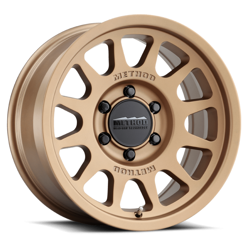Method Wheels MR703 Bronze 17x8.5 ET0 Offset 6x135 Bolt Pattern Wheels offroad accessory | Iron Ridge Offroad